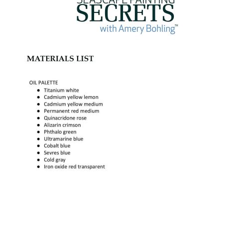 BohlingSeascapemateriallist